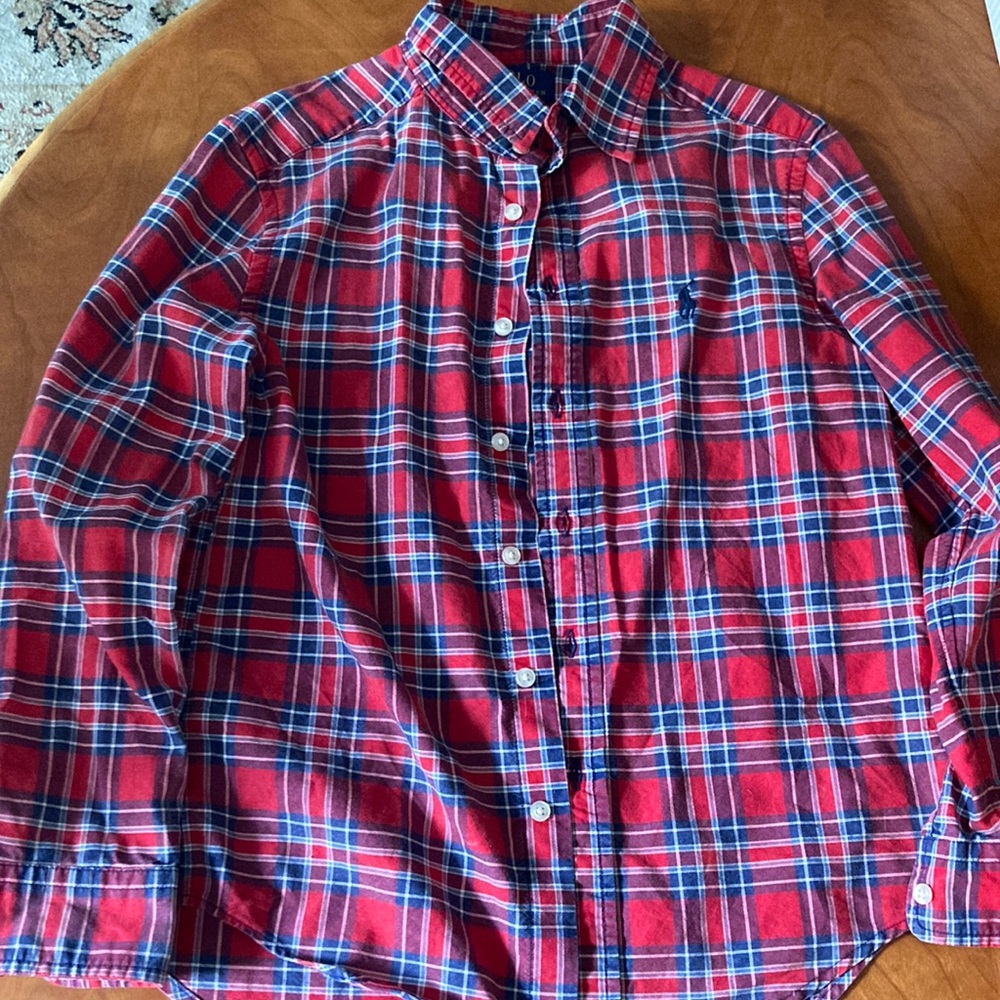 Ralph Lauren polo button down boys shirt